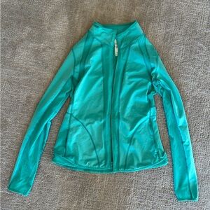 Teal Full-Zip Jacket